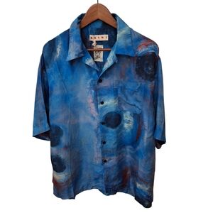 Marni Silk Habotai Bowling Shirt
